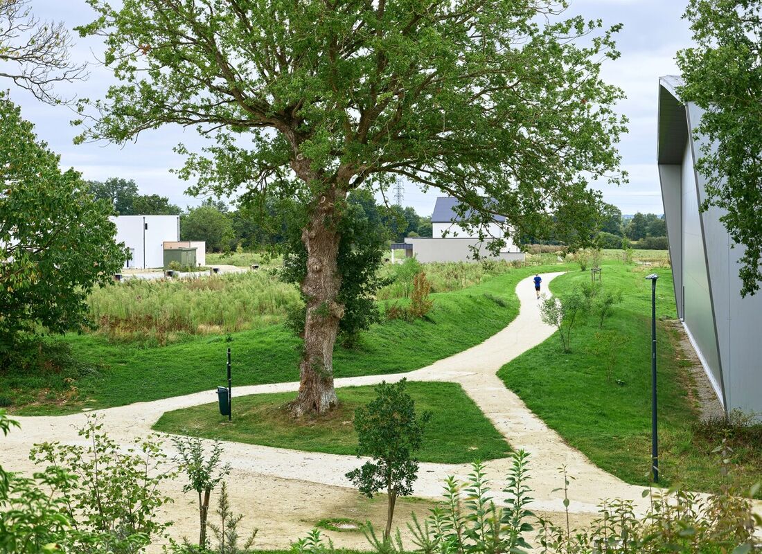 L'Hermitage - Le Lindon - Vue depuis la passerelle