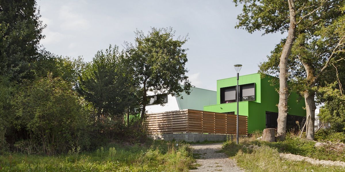 Les Champs Bleus Vezin - maison verte - Projet Territoires-Rennes