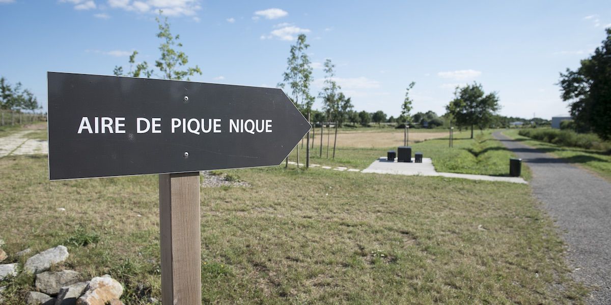 ZAC Les Cormiers - Panneau aire de pique-nique - Projet Territoires-Rennes