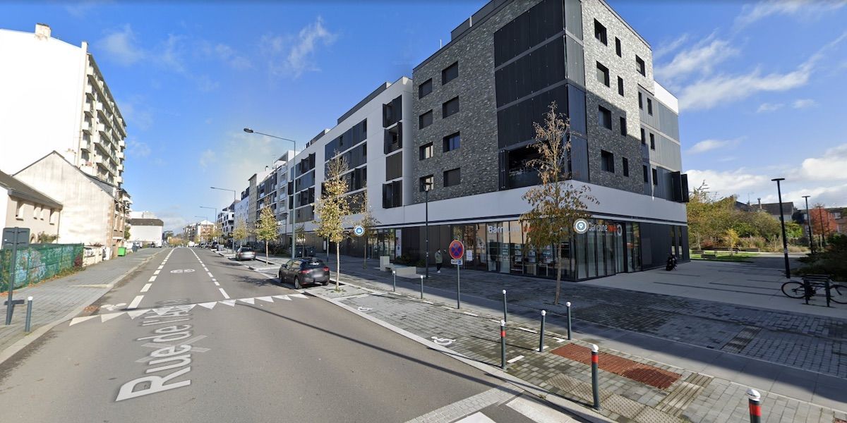 Rue de l'Alma - Vue façades - Projet Territoires-Rennes