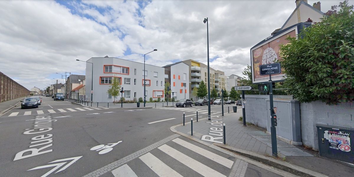 Rue de l'Alma - Carrefour rue Guinguene - Projet Territoires-Rennes