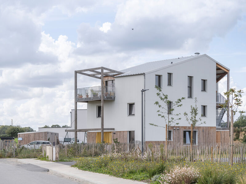 Le Rheu - Quartiers de La Trémelière - Ilot jardin 3 - Rue Gisèle Halimi - Vilajoa - Habitat participatif