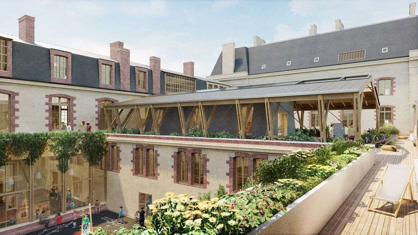 Perspective Hotel Pasteur Rennes Agence Encore Heureux