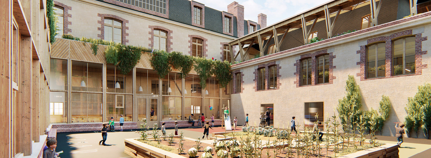 Hôtel Pasteur Rennes perspective 