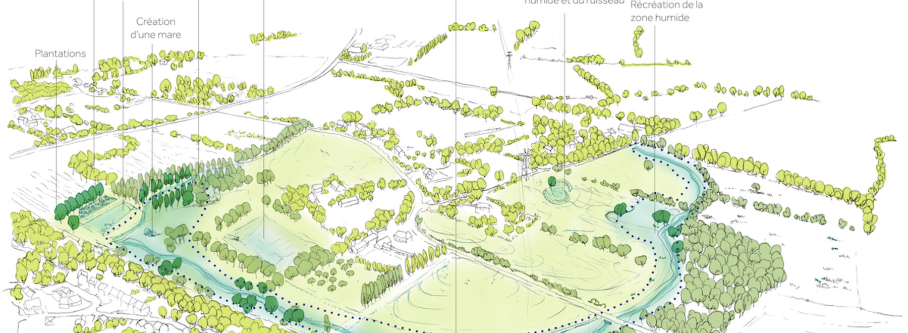 Plan illustré ViaSilva - Anne Blouin