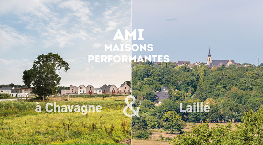 AMI maisons performantes debut chantier Chavagne et Laillé