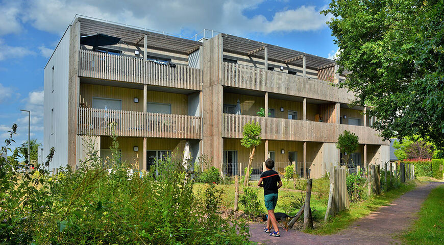 La Touche Laillé bâtiment bois collectif