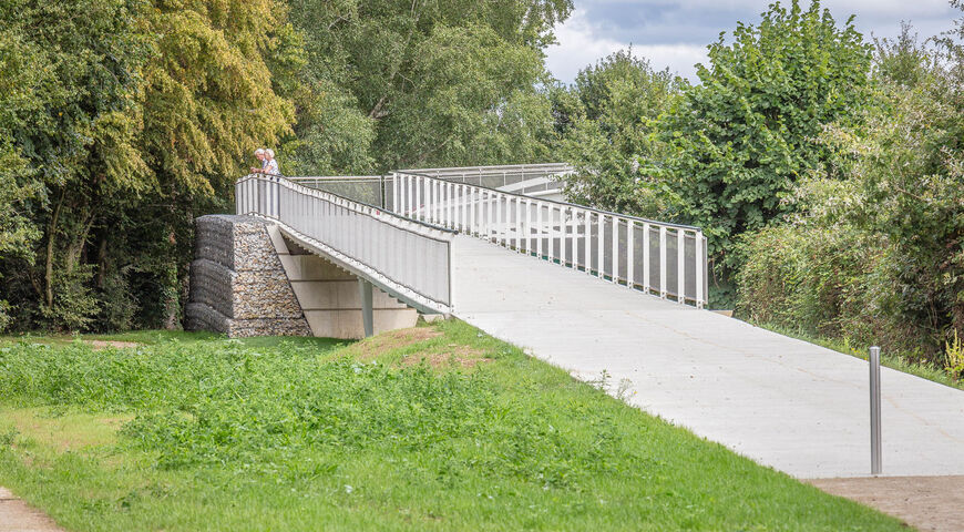 passerelle Béatrice Planchais L'Hermitage
