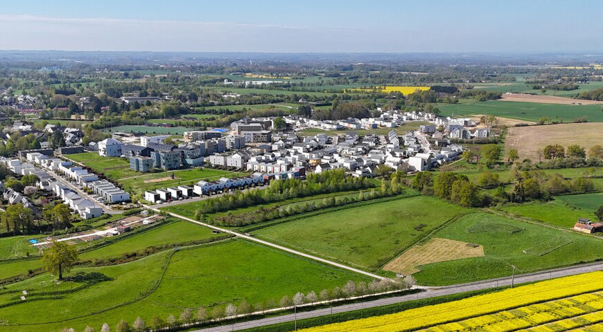 Le quartier de la Trémelière et le ruisseau du Lindon