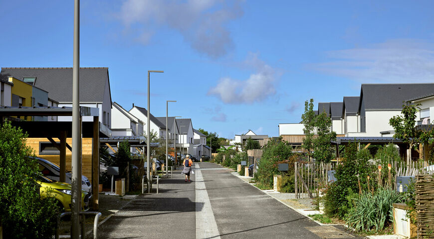 Laillé - La Touche - Tranche 2 - Rue de l'Ise - Maisons + jardins