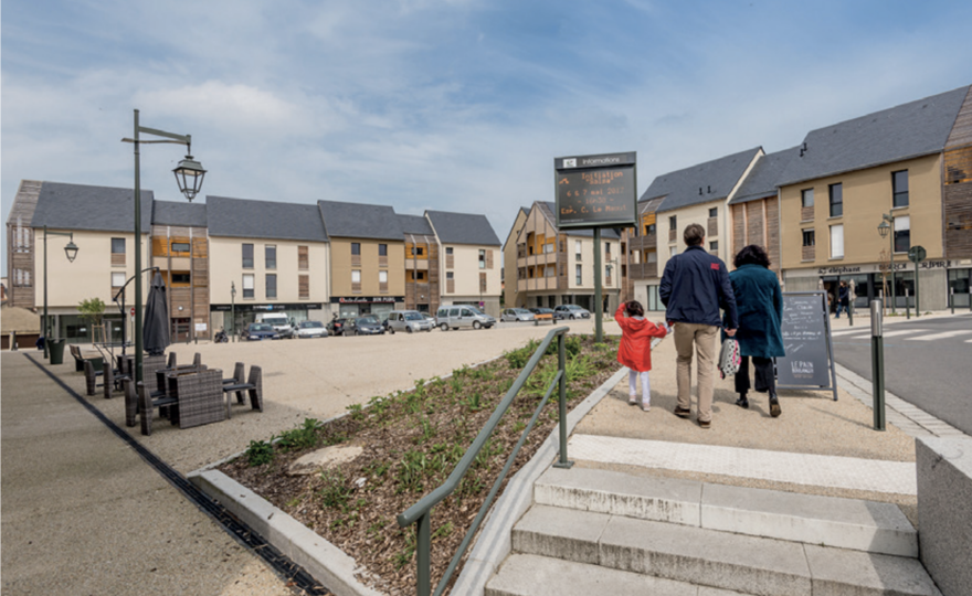 Centre-bourg de L'Hermitage - Manuel Clauzier